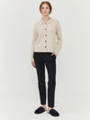 100% Cashmere Cable Cardigan 2 Colors C3KCD65 - CALLAITE - BALAAN 6