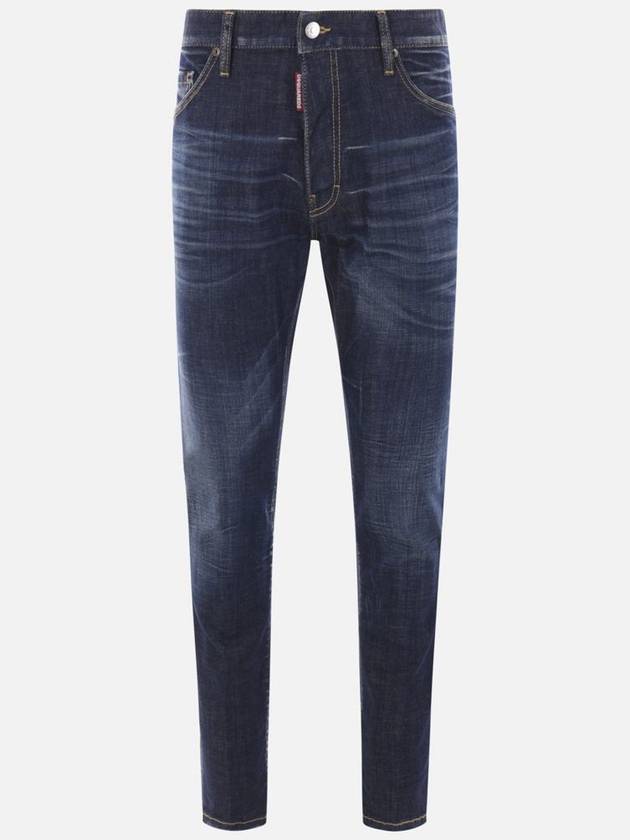 Men's Washed Maple Cool Guy Skinny Jeans Blue - DSQUARED2 - BALAAN 2