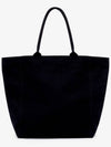 Women's Yenky Glitter Logo Tote Bag Black - ISABEL MARANT - BALAAN 6