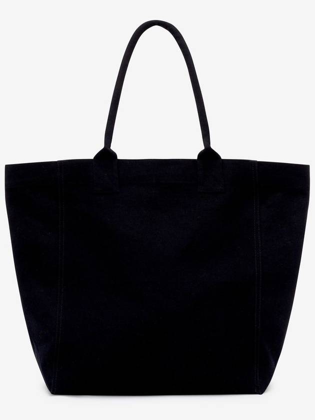 Women's Yenky Glitter Logo Tote Bag Black - ISABEL MARANT - BALAAN 6