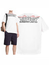 Location Short Sleeve T-Shirt White - BURBERRY - BALAAN 2