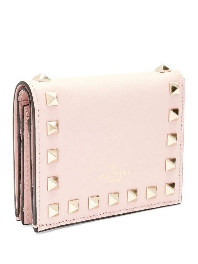 Rockstud French Flap Card Bicycle Wallet NW1P0P39BOL - VALENTINO - BALAAN 4