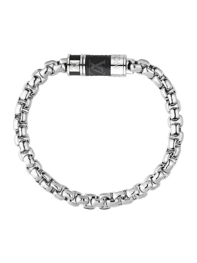 Monogram Logo Chain Bracelet Silver - LOUIS VUITTON - BALAAN 1