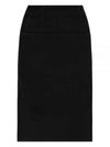 Denim H-Line Skirt Black - LEMAIRE - BALAAN 2