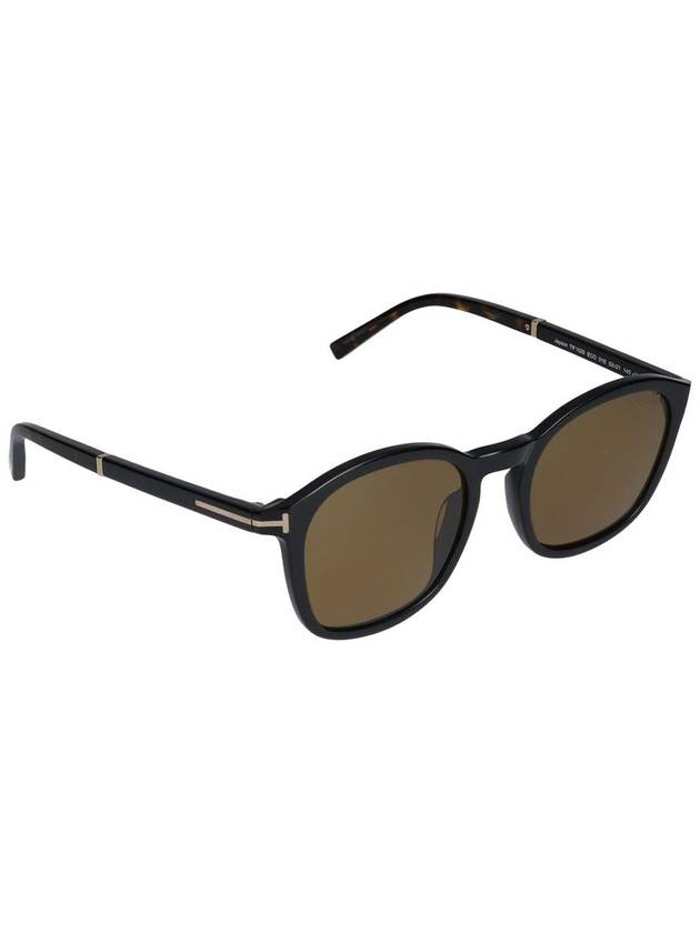 Eyewear Tortoiseshell Effect Round Frame Sunglasses FT1020 - TOM FORD - BALAAN 5