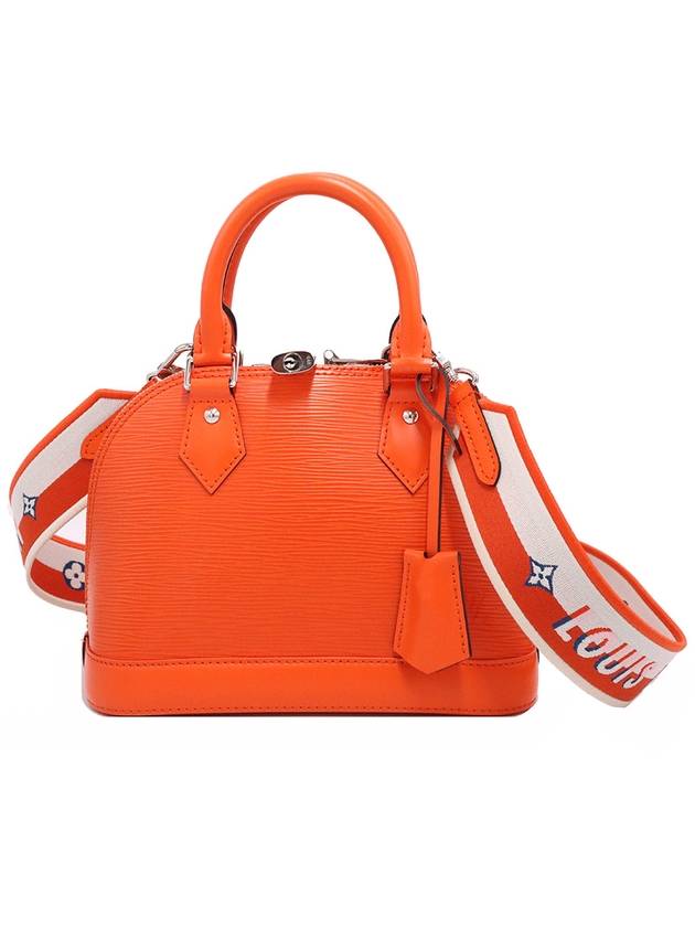 Women s Louis Vuitton M22186 Orange Minnesota Color Epi Leather Alma BB Tote Bag gt Gangbuk used luxury goods - LOUIS VUITTON - BALAAN 3