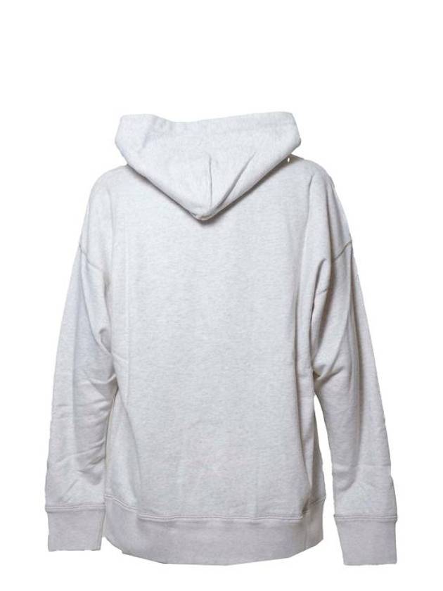 Malek Logo Hoodie Ecru - ISABEL MARANT - BALAAN 3