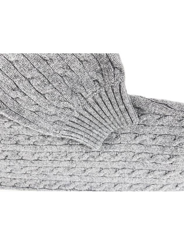 GG point gray cashmere knit jogger pants 681170 - GUCCI - BALAAN 6