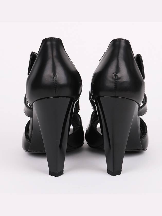 Open toe black women s high heels - BALENCIAGA - BALAAN 7