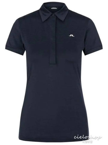 SUE Golf Short Sleeve T-Shirt Navy GWJT03588 - J.LINDEBERG - BALAAN 1