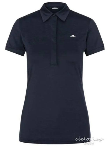 SUE Golf Short Sleeve T-Shirt Navy GWJT03588 - J.LINDEBERG - BALAAN 1