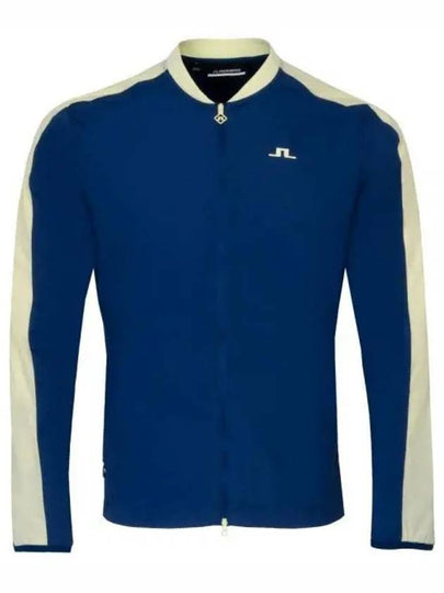 Tom Logo Zip-Up Jacket Estate Blue - J.LINDEBERG - BALAAN 2