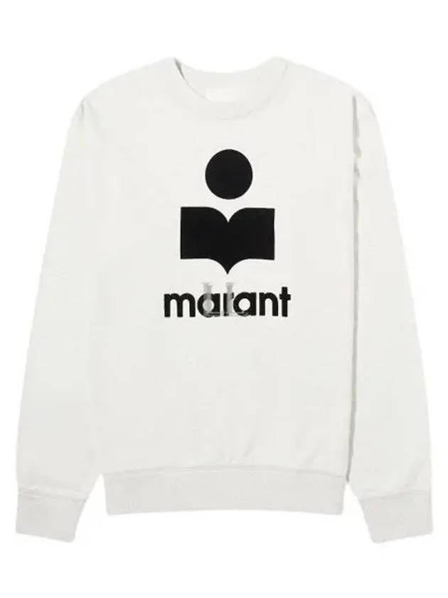 Mikoy Big Logo Cotton Sweatshirt Ecru - ISABEL MARANT - BALAAN 2