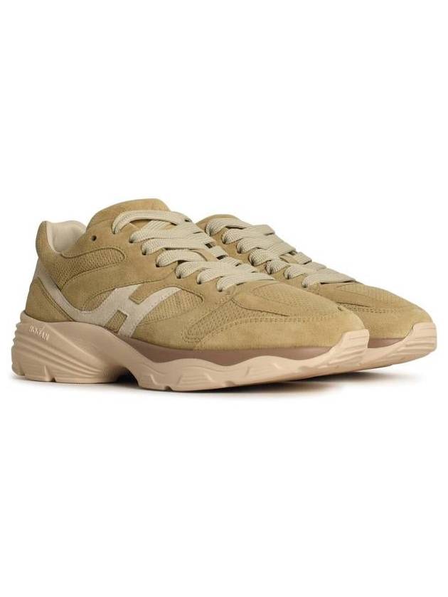 Hogan 'H665' Beige Leather Sneakers - HOGAN - BALAAN 2