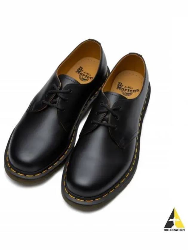 1461 Smooth 3 Hole Leather Loafers Black - DR. MARTENS - BALAAN 2