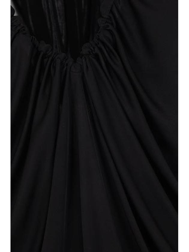 Sleeveless Long Dress Black - SAINT LAURENT - BALAAN 6