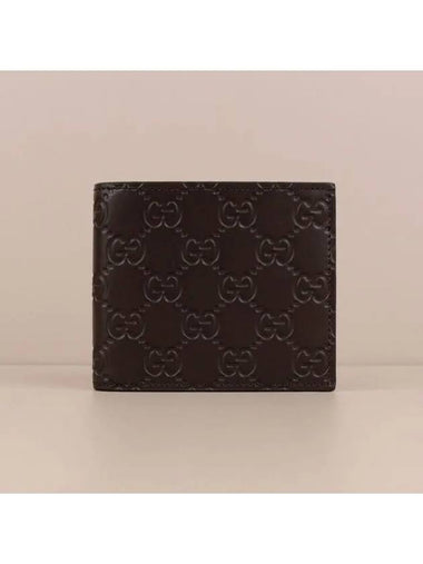 Signature Cima Leather Men s Bicycle Wallet Brown 779836 CWC1N 2140 - GUCCI - BALAAN 1