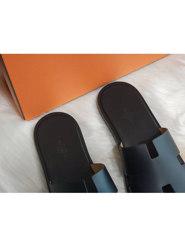 Izmir Leather Slippers Mocha - HERMES - BALAAN 4