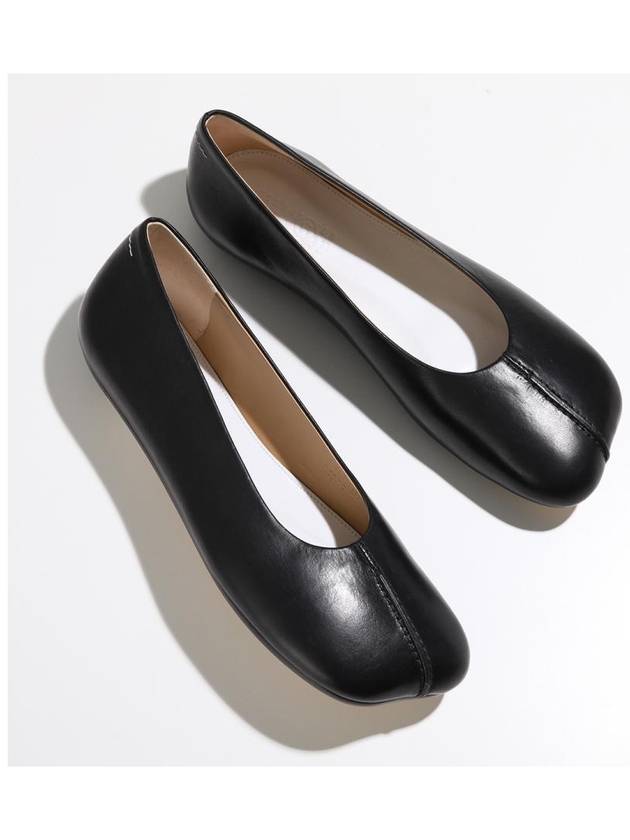 Anatomic Satin Ballerinas Flat Black - MAISON MARGIELA - BALAAN 2