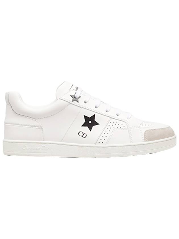 Star Leather Low Top Sneakers White - DIOR - BALAAN 2