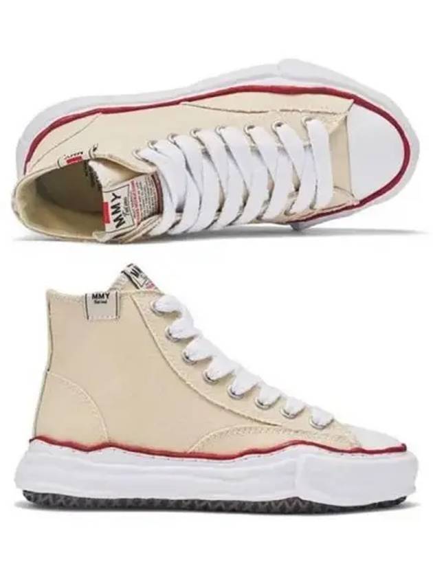 Peterson OG Sole Canvas High Top Sneakers Ivory - MIHARA YASUHIRO - BALAAN 2