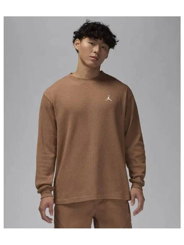 Jordan Essential Long Sleeve T-Shirt Akio Brown - NIKE - BALAAN 1