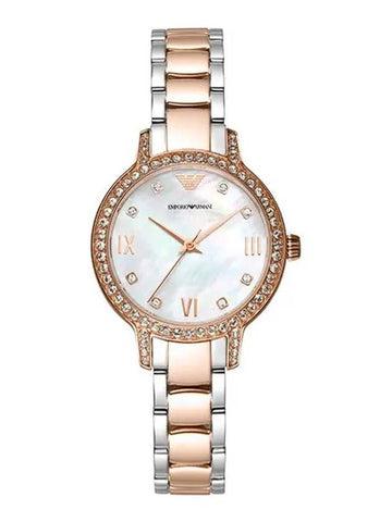 Armani AR11499 Cieo Mother of Pearl Dial Women’s Metal Watch - EMPORIO ARMANI - BALAAN 1