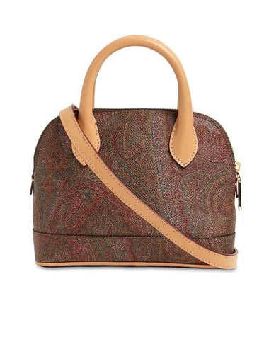 Paisley Top Handle Cross Bag Brown - ETRO - BALAAN 1