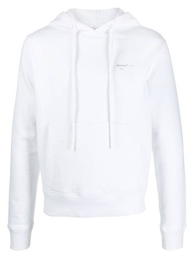 Arrow Logo Pocket Hoodie White - OFF WHITE - BALAAN 1