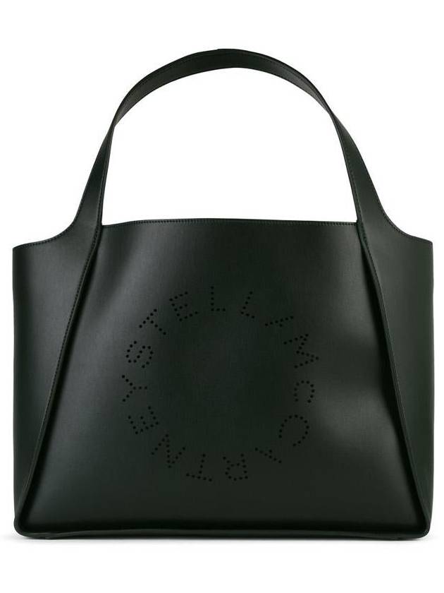 Stella McCartney 'Soft' Shopping Bag In Green Alter Mat - STELLA MCCARTNEY - BALAAN 1