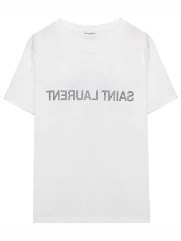 Reverse t shirt short sleeve women s - SAINT LAURENT - BALAAN 1