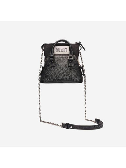 5AC Classic Baby Shoulder Bag Pale Black - MAISON MARGIELA - BALAAN 2