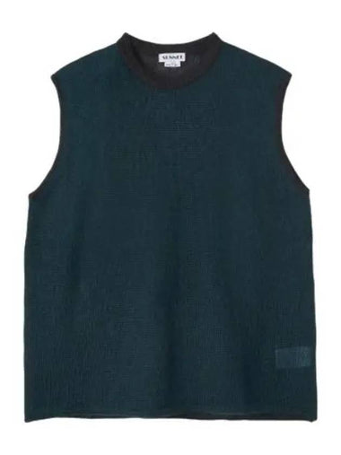 Knit Vest Sage Green CRTWMKNW007KNT0217432 - SUNNEI - BALAAN 1