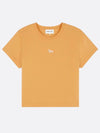 Baby Fox Patch Baby Short Sleeve T-Shirt Orange - MAISON KITSUNE - BALAAN 2