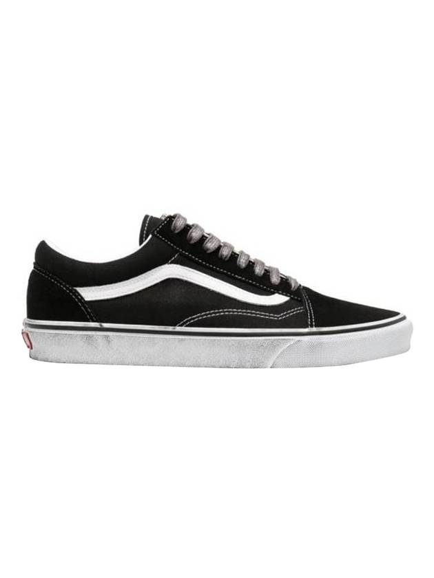 Old School Stressed Low Top Sneakers Black - VANS - BALAAN 1