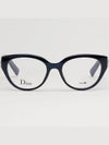 Glasses frame CD3264 EDU dark blue round horn rim women s fashion - DIOR - BALAAN 3