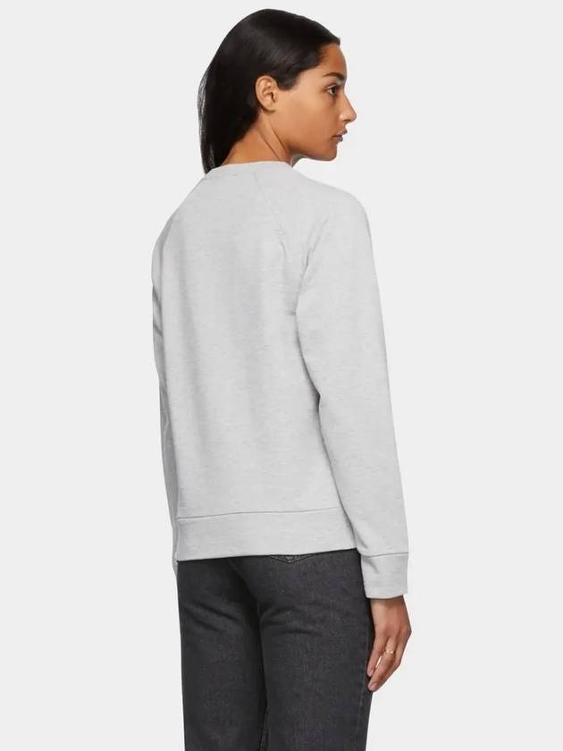 Sweatshirt Women's Redye Sweatshirt Logo Print Gray COESM F27677 - A.P.C. - BALAAN 6