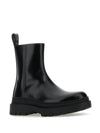 Leather Highway Ankle Boots Black - BOTTEGA VENETA - BALAAN 3