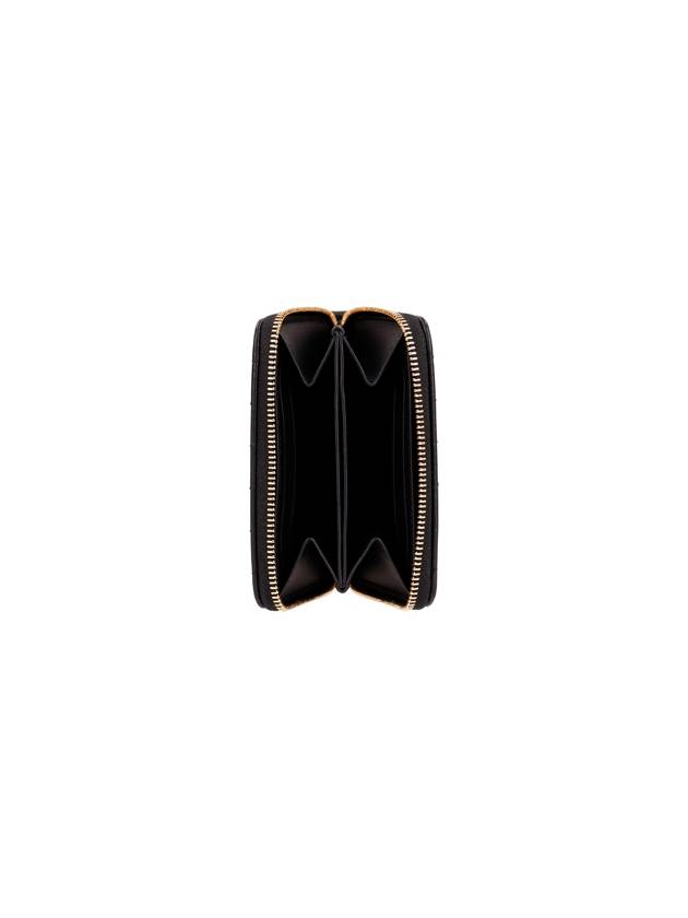 Lola Zipper Quilted Leather Half Wallet Black - BURBERRY - BALAAN 4