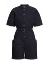 Women's Kiara Overall Jumpsuit Black - ISABEL MARANT - BALAAN 2