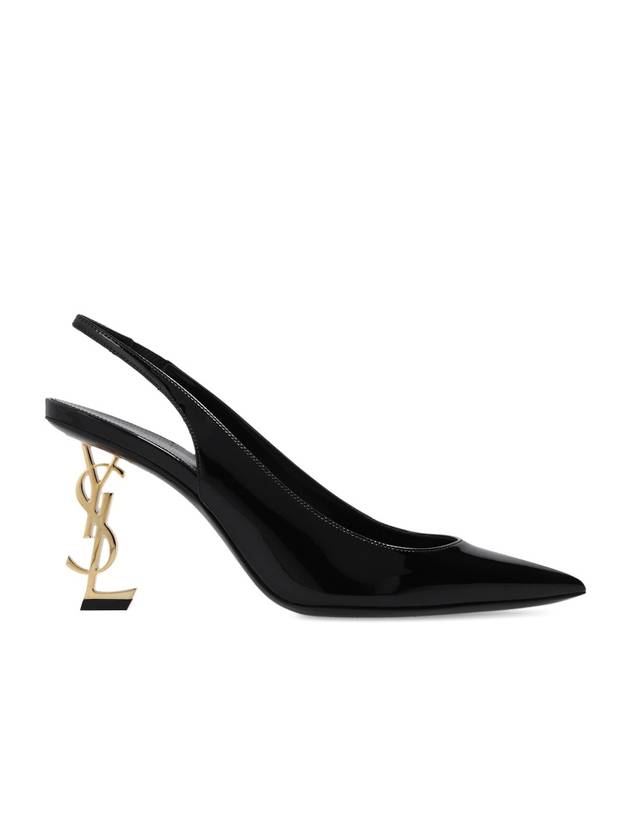 Opium Slingback Heel Black - SAINT LAURENT - BALAAN 1