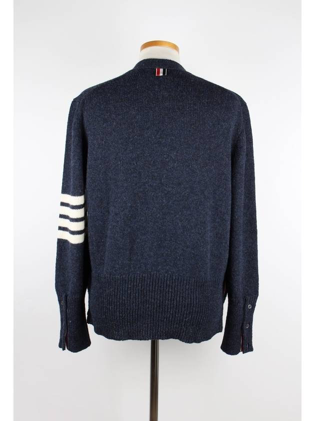 Shetland wool V neck cardigan size 3 - THOM BROWNE - BALAAN 4