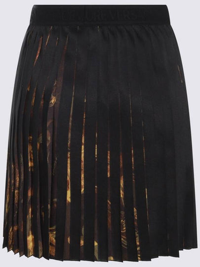 Versace Jeans Couture Black And Gold Skirt - VERSACE - BALAAN 2