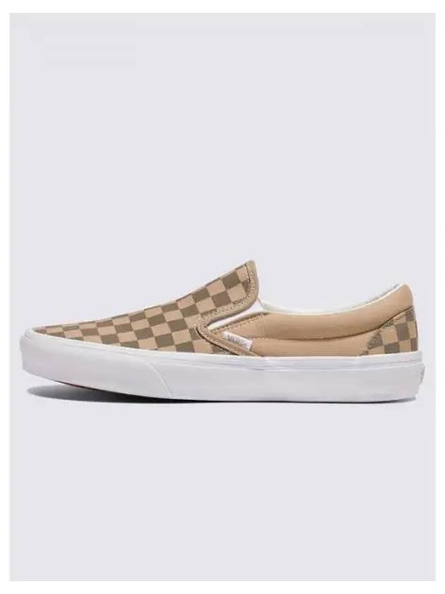 Classic Slip On Canvas Block Brown VN0A2Z41DFM1 - VANS - BALAAN 2