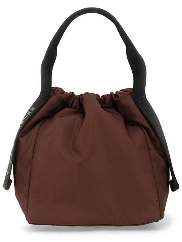 Tech Pouch Bucket Bag Burgundy - GANNI - BALAAN 3