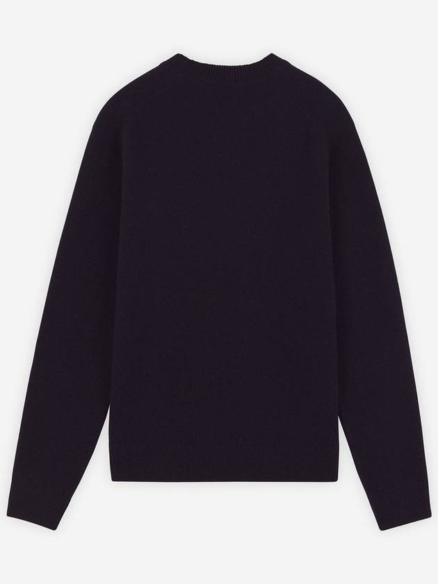 Fox Head Knit Top Navy - MAISON KITSUNE - BALAAN 3