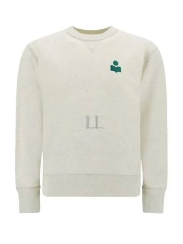 Mike Logo Cotton Sweatshirt Ecru - ISABEL MARANT - BALAAN 2