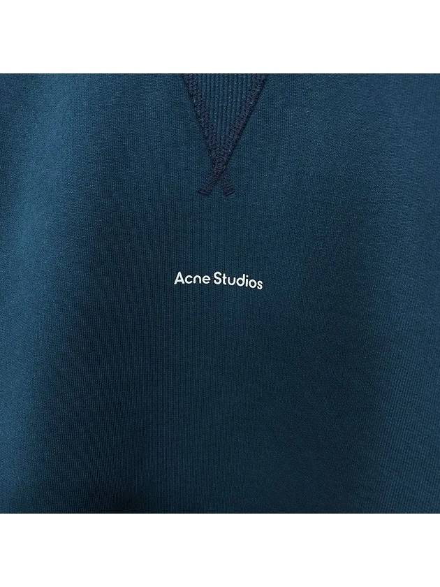 Lettering Logo Sweatshirt Blue - ACNE STUDIOS - BALAAN 5