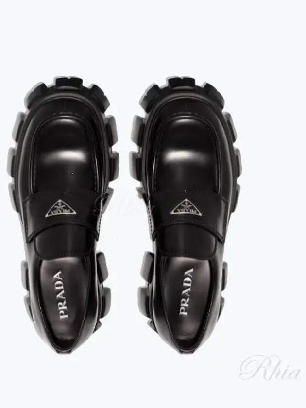 Monolith Patent Leather Loafers Black - PRADA - BALAAN 2