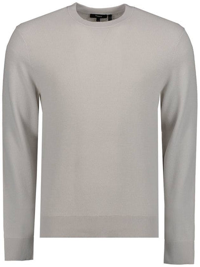 Men's Myhlo Crew Neck Knit Top Grey - THEORY - BALAAN 2